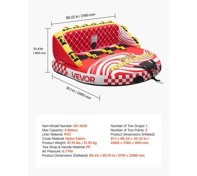 Pripučiama 4 vietų traukimo valtis6