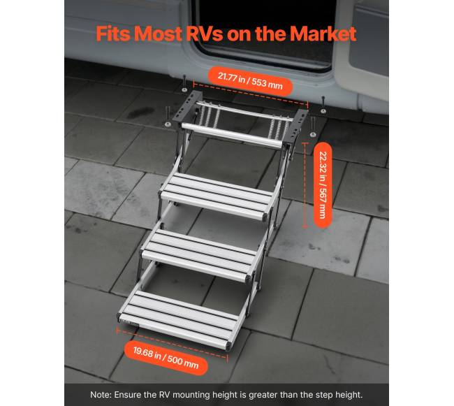 3 pakopų ištraukiamos RV laipteliai4