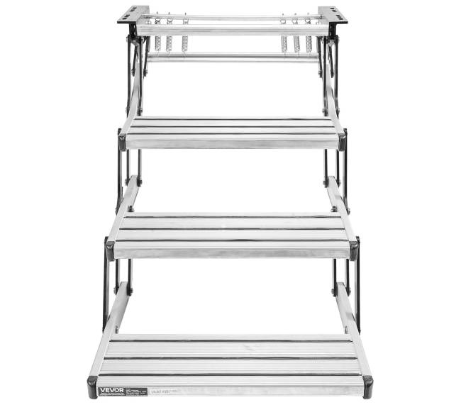 3 pakopų ištraukiamos RV laipteliai10