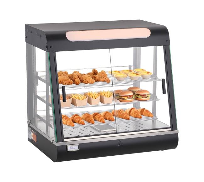 3 aukštų maisto šildytuvas vitrininis0