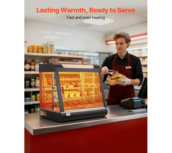 3 aukštų maisto šildytuvas vitrininis1