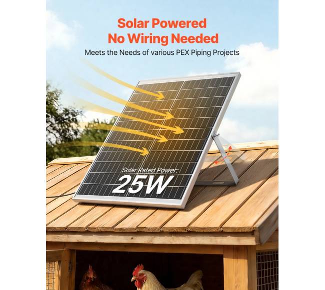 Saulės energija varomas ventiliatorius su saulės baterija1