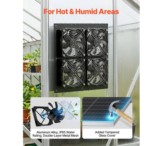 Saulės energija varomas ventiliatorius su saulės baterija4