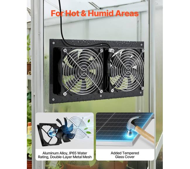 Saulės energija varomas ventiliatorius šiltnamiams4