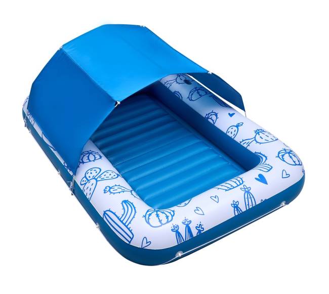 Pripučiama baseino gultas su UPF 50+ stogu0