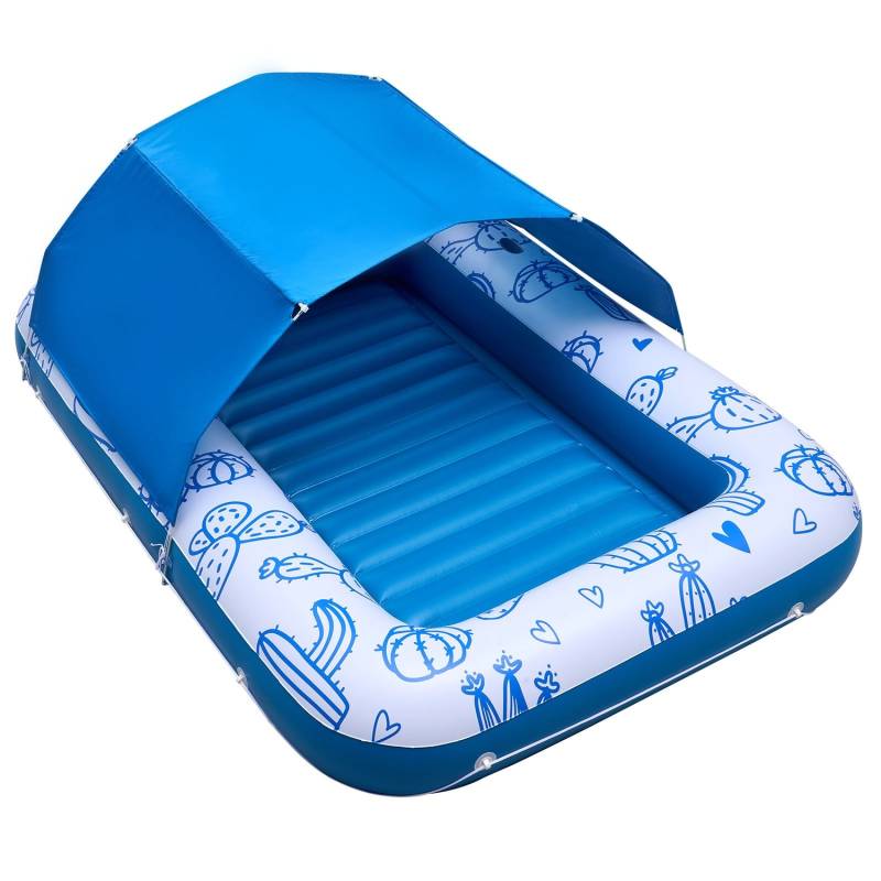 Pripučiama baseino gultas su UPF 50+ stogu0