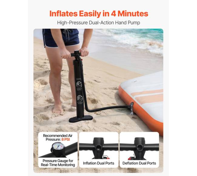 Pripučiama plūduriuojanti platforma 2,6x2,6 m4