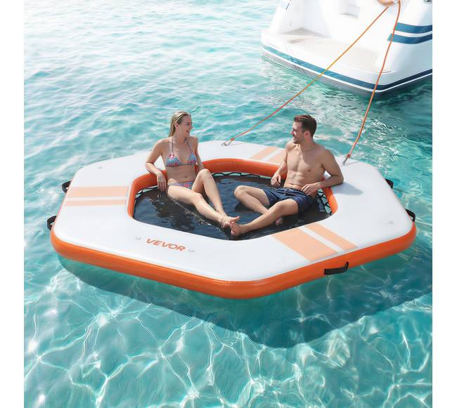 Pripučiama plūduriuojanti platforma 2,6x2,6 m7