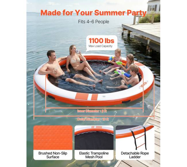 Pripučiama plūduriuojanti platforma 3.05 m1