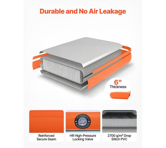 Pripučiama plūduriuojanti platforma 3.05 m2