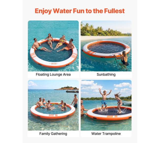 Pripučiama plūduriuojanti platforma 3.05 m5