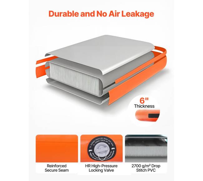 Pripučiama plūduriuojanti platforma, 2.44 m2