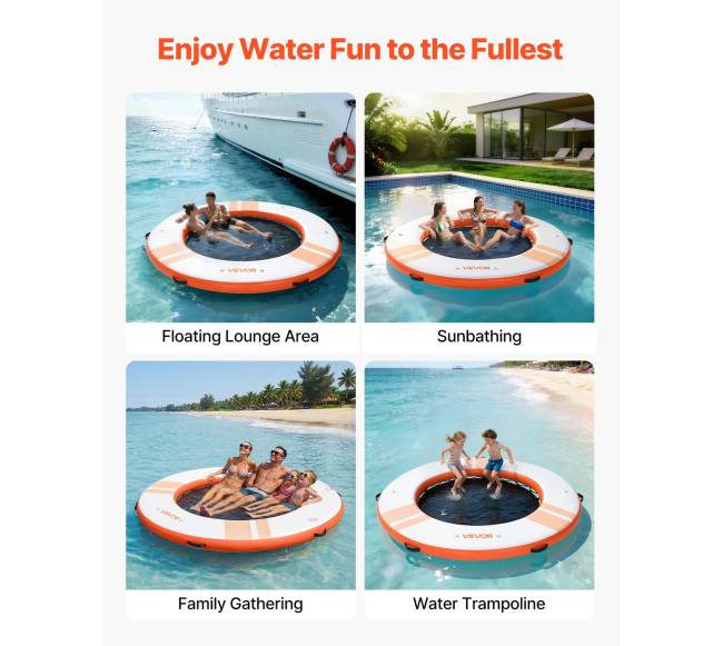 Pripučiama plūduriuojanti platforma, 2.44 m5