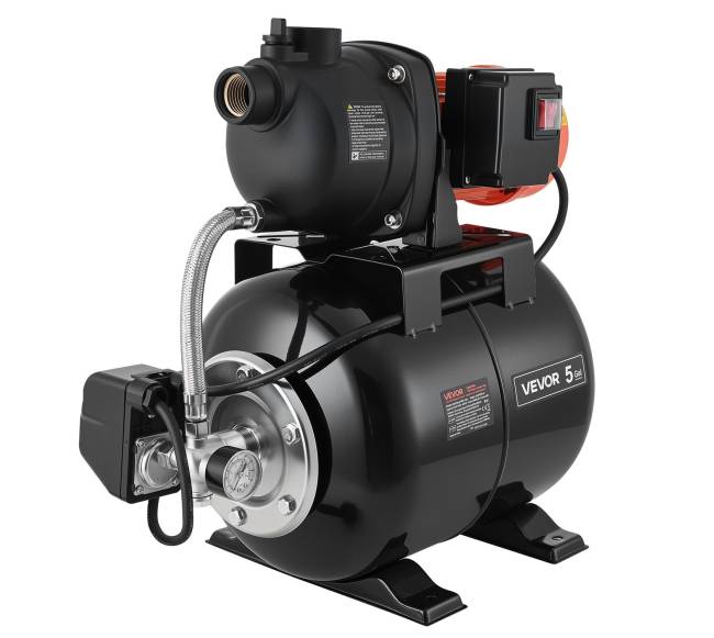 1,1 AG paviršinis vandens siurblys su slėgio baku0