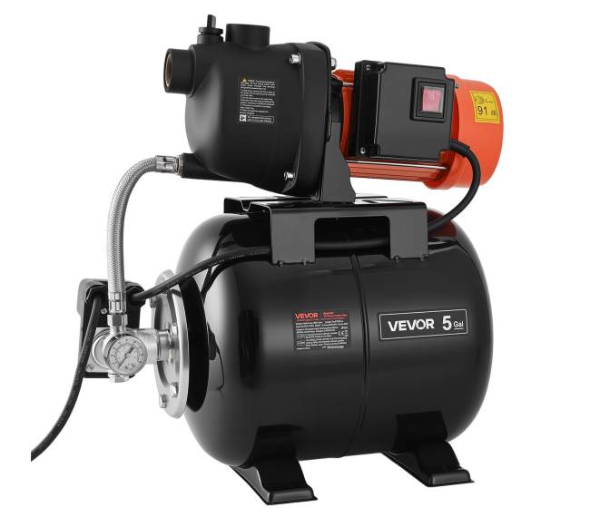 1,1 AG paviršinis vandens siurblys su slėgio baku8