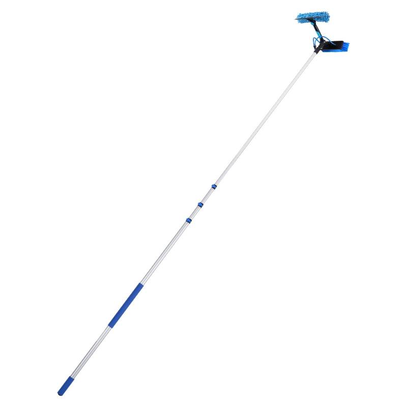 Saulės baterijų valymo rinkinys su teleskopiniu kotu0