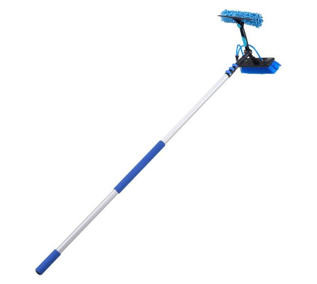 Saulės baterijų valymo rinkinys su teleskopiniu kotu8