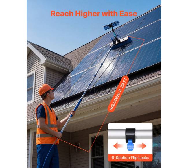 Saulės kolektorių valymo rinkinys 12,03 m3