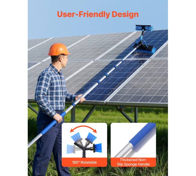 Saulės kolektorių valymo rinkinys 12,03 m5