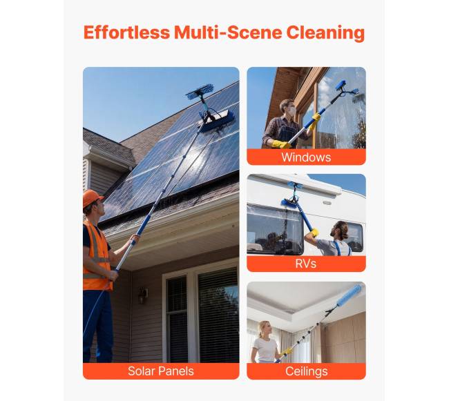 Saulės kolektorių valymo rinkinys 10 m6