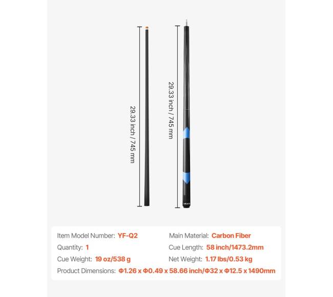 Anglies pluošto biliardo lazdų rinkinys6