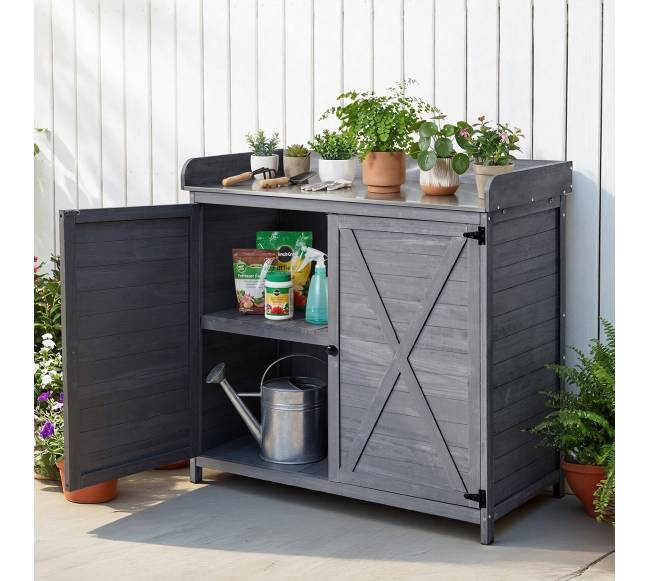 Lauko medinis sodinimo stalas su saugykla7