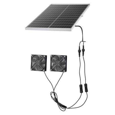 Saulės energija varomas ventiliatorius, 30 W0