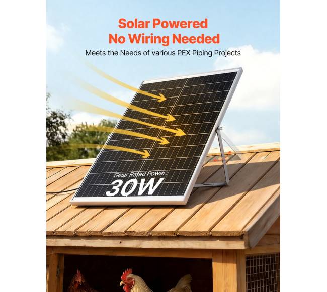 Saulės energija varomas ventiliatorius, 30 W1