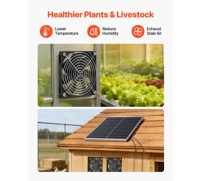 Saulės energija varomas ventiliatorius, 30 W3