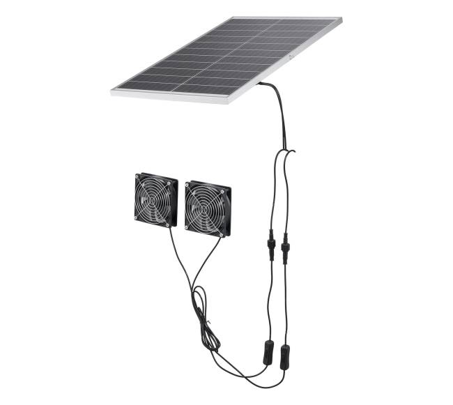 Saulės energija varomas ventiliatorius, 30 W8