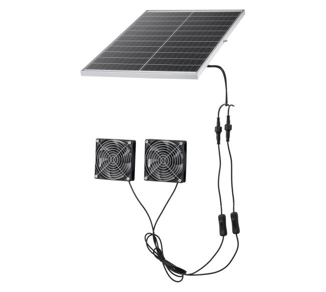 Saulės energija varomas ventiliatorius, 30 W9