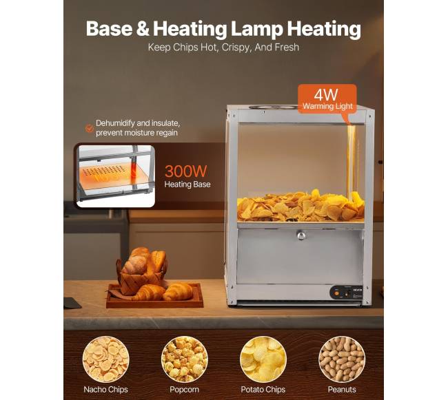 Komerciška nacho šiltintuvas 80L1