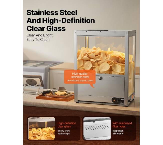 Komerciška nacho šiltintuvas 80L4