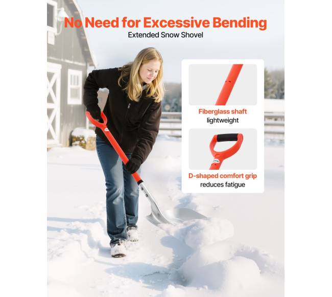 Sniego kastuvas su aliuminiu 35 cm2