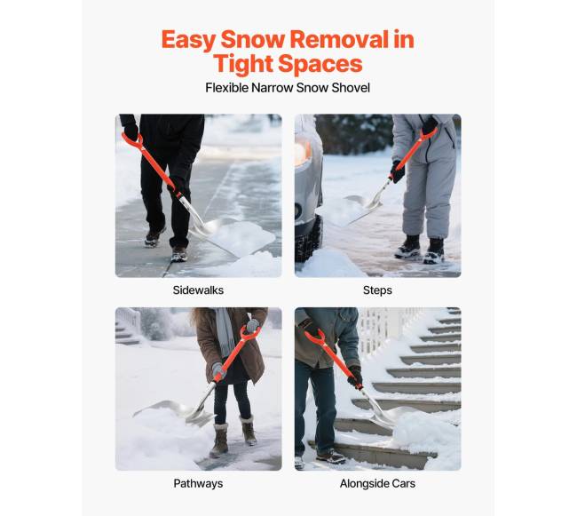 Sniego kastuvas su aliuminiu 35 cm3