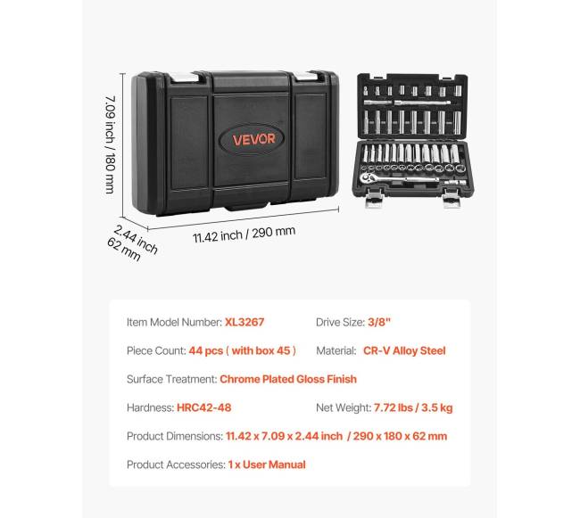 44 dalių galvučių rinkinys su terkšle6