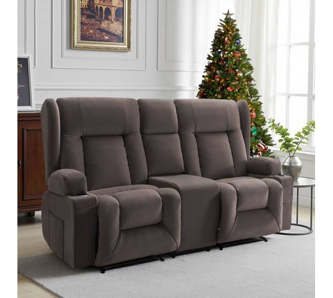 Elektrinis lovos krėslas su masazu ir šildymu7