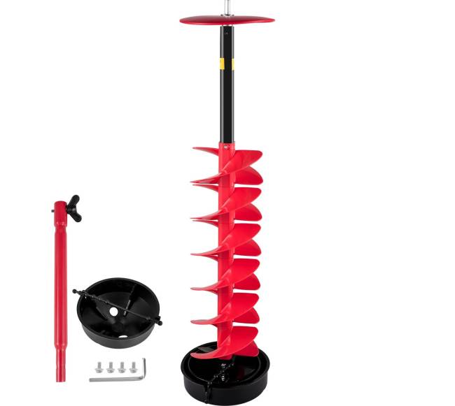 Ledo grąžtas su adapteriu ir apsauga0