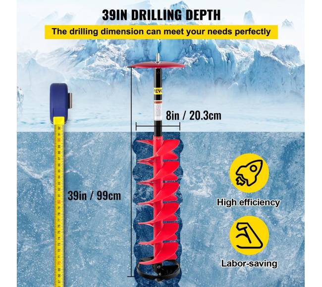 Ledo grąžtas su adapteriu ir apsauga1