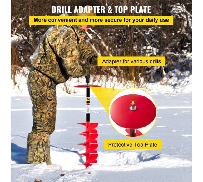 Ledo grąžtas su adapteriu ir apsauga4