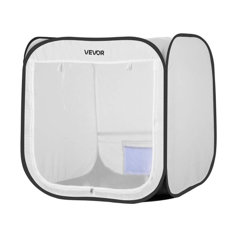 Nešiojama dažymo palapinė su tinkliniu duru0