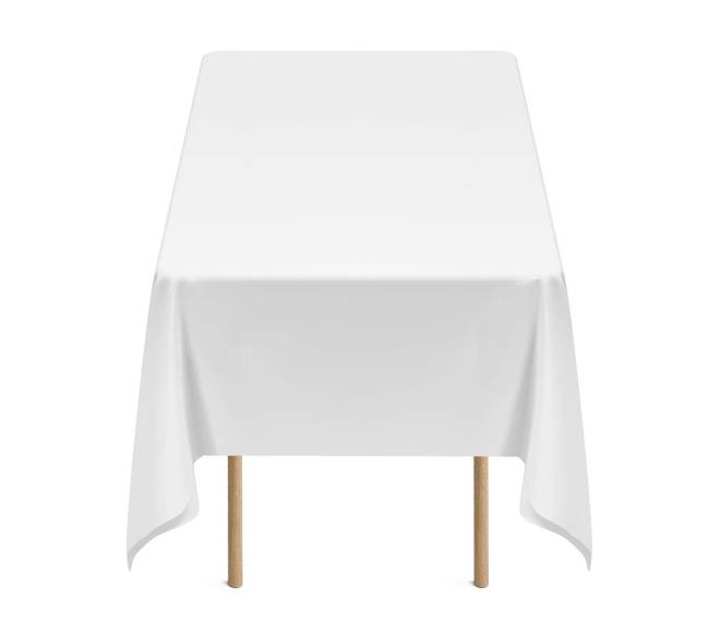 Stačiakampiai balti staltiesės, 10 vnt., 152 x 259 cm8