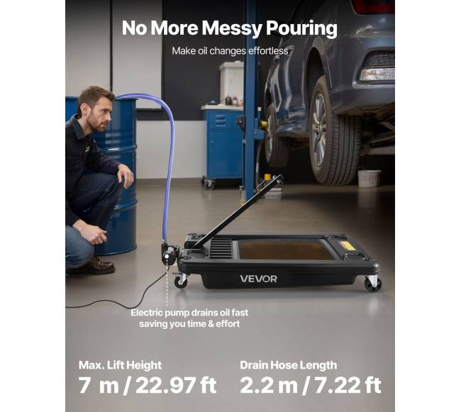 Žemas profilio alyvos nusausinimo indas 64 L1