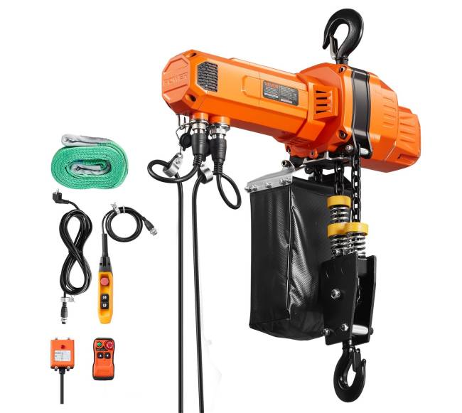 1000 kg elektrinis grandininis keltuvas, 3 m8