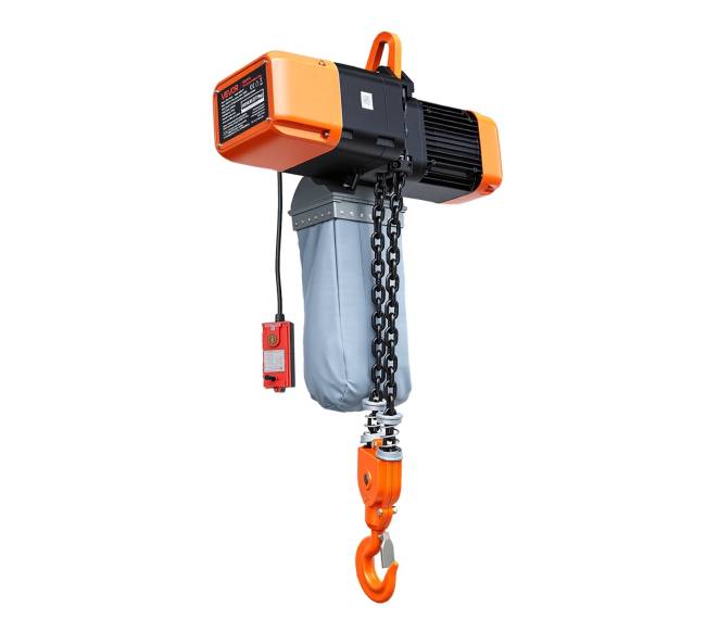 Elektrinis 2721 kg grandininis keltuvas, 9.1 m aukštis10