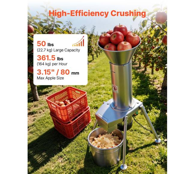 1100W elektrinis vaisių traiškytuvas1