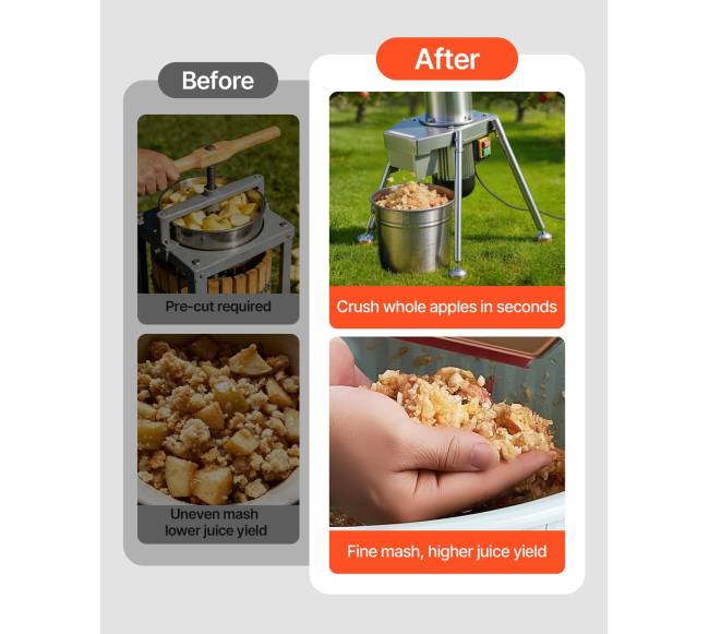 1100W elektrinis vaisių traiškytuvas2