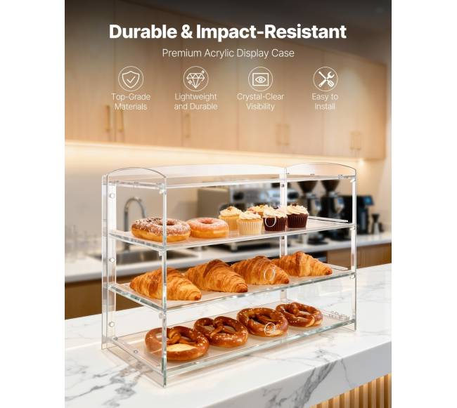 Kepinių vitrininė spintelė, 3 aukštų1