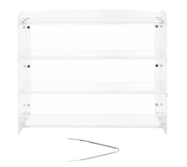 Kepinių vitrininė spintelė, 3 aukštų8