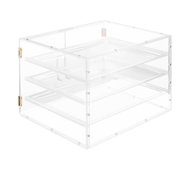 Kepyklos vitrina, 4 lygių stovas0